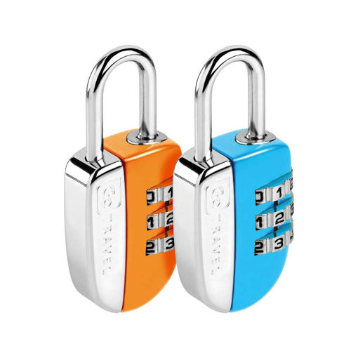 Picture of PADLOCKS MINI COMBI TWIN ORANGE